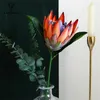 Wedding Flowers Lovegrace DIY Bouquet Flower Silk King Protea Arrangement Fake Emperor Orange Home Party Table Decoration