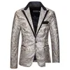 Men'S Suits & Blazers Mens Luclesam Men Sequined Blazer Fashion Party Shine Pierced Collar One Button Suit Jacket Stage Performance C Dhw9B