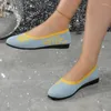 Casual Shoes Fashion Light Mouth Pea Women's Summer Breattable Lazy Step Soft Sole Single Shoe Tide Match Color