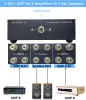 Amplificateur 2 à 1 haut-parleur de commande de commande Box 2WAY AUDIO Amplificateur Sélecteur d'encein