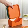 Home 5.7 Inch PP Plastic Small Plates Dinner Dish Vegetable Fruit Cake Snacks Plate Dining Table Garbage Tray Trash Container