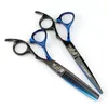 Japan 440C 5.5 6.0 Hair Scissors Professional Hairdressing Scissors Hair Cutting Thinning Scissors Barber Shears Hair Salon 2023
