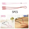 Chains 5x Glasses Strap Sunglasses Lanyard Anti Lost Portable Silicone Lightweight Eyewear Retainer Sports Eyeglass For Men Woman