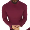 Men'S Sweaters Mens Fashion Winter High Neck Thick Warm Sweater Men Turtleneck Brand Slim Fit Plover Knitwear Male Double Collar Drop Dhe2M