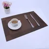 Set van 2 / 1pc PVC wasbare placemats voor eettafelmat niet-slip placemat ingesteld in keukenaccessoires Cup Coaster Wine Pad