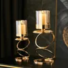Candele in metallo Centrotavola di candelabri di candelabulle pasquale decorazione per matrimoni Candelabra