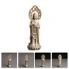 Décorations de jardin Vintage Bouddha Light Avalokitesvara Decorative Buddhas Figures Modèles bureau