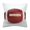 Pillow Football Basketball Rugby gedrucktes Gehäuse Kissenbezug Home Decor Cover Sofa Auto Dekorative Wurf