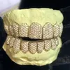 Benutzerdefinierte Zähne Grillz 925 Silber 14k 18K Diamant/Moissanit -Zahngrill aus Grillz Hip Hop Bling Grill Zähne Grillz vereiste