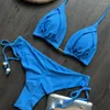 Swimwear's Swimwear Edgefold Bikini Triangolo Sexy Swimsuit Swimless Two Piece Y2K Trend Women Brasilian Beach Bathing Bareding Adday