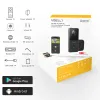 Sonnette de portes Arenti LaxiHub 2K Video Doyer Doorcel IP65 Caméra de sécurité imperméable Interphone Smart WiFi Door Bell Channeau d'alarme sans fil chargé