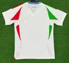 24 25 Italys Soccer Jerseys italienska tröja Scamacca Immobile Chiesa Football Shirts Raspadori Jorginho Verratti Maglia 2024 2025 Italiana National Team