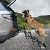 Köpek giyim araba evcil hayvan merdivenleri ekstra geniş portatif merdiven rampası yüksek yataklar için büyük kamyonlar ve SUV'lar