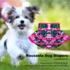 Dog Apparel Pet Pants Comfortable Leak-proof Menstrual Flower Pattern Physiological Diaper For Female Dogs Small/large