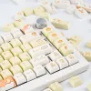 Accessories 131 keys Cute squirrel Korean Keycaps PBT Dye Sublimation XDA Profile For MX Switch Fit 61/64/68/87/96/104/108 Keyboard Key caps