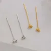 dangle earringsタッセルボールチェリー