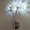 Wall Lamps Modern Minimalist Crystal Dandelion Lamp Living Room Background Hallway Bedroom Bedside Led Llight Decorative Lighting
