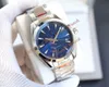 Luxury Watch Factory 220.10.41.21.03.004 150m Cal.8500 Dial azul 41mm Relógios automáticos Movimento Data de mergulho mecânica Men.