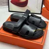 Designer di sandali di chypre techno sandals Hernes Men Donne Slides Slides Slide Go Mule Noir Piclulla