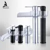 Bathroom Sink Faucets Fashion Basin Waterfall Faucet Single Handle Mixer Tap Bath Chrome Brass Water Silver 855968