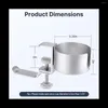 Liquid Soap Dispenser Desk Cup Holder 2 In 1 With Headphone Hanger Anti-Spill For Or Table Silver