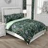 Ensembles de literie nordique linge de linge de linge de linge nordique couverture de couette euro / 240x220 couverture de couverture de lit / courtepointe pour les draps de lit floral de la maison