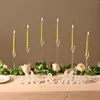 Candle uchwyty akrylowe elementy centralne do stolika stożka wystrój ślubny jadalnia halloween dekoracja