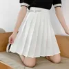 Large size new high waisted pleated skirt mid length skirt high waisted slimming academic style TR fabric A-line skirt for children