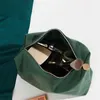 Opbergtassen Cosmetische zak Noord -Europa Stijl Luxe corduroy Vrouwen maken tas Lady Travel Toiletie Sieraden Organisatoren