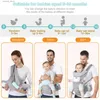 Carriers Slings Backpacks Baby Carrier Ergonomic Infant Multifonctionnel Taon Tool NOUVEAU-BORN à Toddler Multi-Use avant et après les accessoires de sacs Kangourou L45