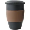 Mugs Official Hat Handy Cup Black Ceramic Travel Tea Set Making Creative Gift Office With Filter Silicone Cover