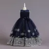 Lovely Blue Pink Green Blue Jewel Girl's Birthday/Party Dresses Girl's Pageant Dresses Flower Girl Dresses Girls Everyday Skirts Kids' Wear SZ 2-10 D406212