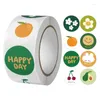 Gift Wrap 500 Pcs/Roll Cartoon Retro Stickers Envelope Seal Scrapbook Sticker Cute Round Stationery Label