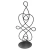 Candle Holders Bracket Hanging Candlestick Decorative Wrought Iron Wall Creative Mounted Wooden Vase