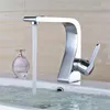 Bathroom Sink Faucets Stylish Elegant Basin Faucet Brass Vessel Water Tap Mixer Chrome Finish