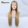 Novo peruca frontal de renda 13x2.5 transparentes de renda longa reta perucas frontais para mulheres perucas de renda sintética de alta qualidade cabelos coreanos de alta temperatura peruca