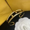 Designer Luxusarmbänder Mode Casual Brand Bracelet Klassiker Goldener Buchstaben Diamant Armband SP3-6 Kettenketten Bangel Silber Schmuck CYG24040503