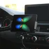 Ładowarki qi car bezprzewodowa ładowarka 15 w automatyczne zaciskanie telefonu do montażu telefonicznego dla Samsung Galaxy Fold Z 3 2 iPhone 13 12 Pro Max Huawei Mate x