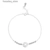 Anklettes Simple Designer Fashion Quality Real 925 Silver Silver Ankle For Women Statement Anklet L46