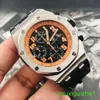 AP Brand PolsWatch Mens Royal Oak Offshore Automatisch mechanisch duiken Sports luxe horloge 44mm 26170st.oo.d101cr.01