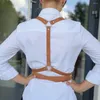 Riemen vrouwen mode harnas riem leer lingerie korset bretels voor gotische fetisj kledingaccessoires