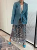 Costumes de femme en denim veste culte blazer femme vêtements y2k 2024 mode printemps été coréen style élégant manteau de luxe