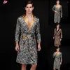 Roupas domésticas Susola Men Men Bathrobe Simulation Silk Print Pijamas Lingerie Robe Mens Recessores de verão masculino Setin SongeMwear