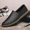 Casual Shoes Men Miness Ręcznie robione szycie poślizg na spacery