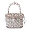 Bolso de diseño de lujo Pearl Bag Bolles para mujeres Bolsas de noche de mechón de mechón de imbéciles para mujeres 240329