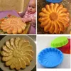 Baking Moulds Random Color Silicone Molds Big Cake Shape Sunflower Bakeware Tools Mould Pan Tray DIY Birthday Wedding Party Supply