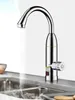 Kitchen Faucets Electric Instant Faucet Heater Dual-purpose Cold And No Water Tank Quick Shower With LED Display Screen