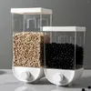 Storage Bottles Wall Hanging Food Container Kitchen Rice Dispenser Airtight Clear For Cereal Grain Nuts