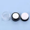 Storage Bottles Portable Loose Powder Box With Mirror Travel Case Mushroom Sponge Puff Cosmetic Blusher Jar Container