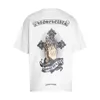 Version T-shirt Crouch Brand Trendy Palm Cross Sanskrit Loose Casual Short Sleeves